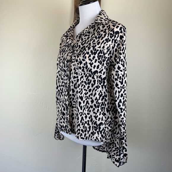 ANIMAL PRINT BLOUSE - Picture 5 of 7